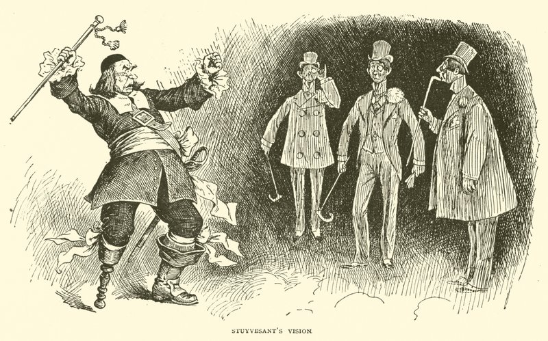 Stuyvesants vizyonu by Frederick Burr Opper
