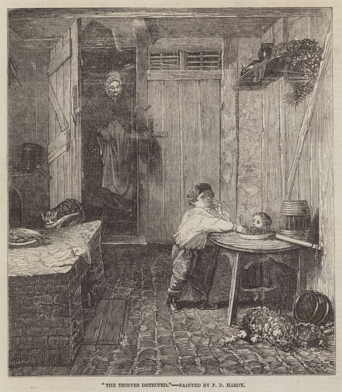 Hırsızlar Tespit Edildi by Frederick Daniel Hardy