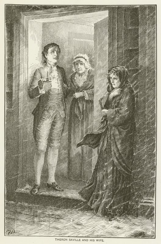 Theron Saville ve eşi by Frederick Dielman
