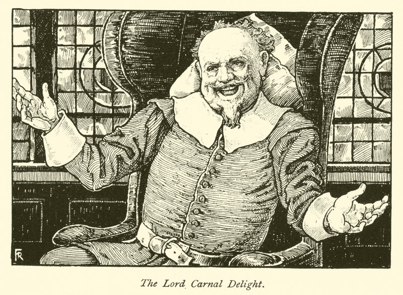 Lord Carnal Delight (gravür) by Frederick Hurten Rhead