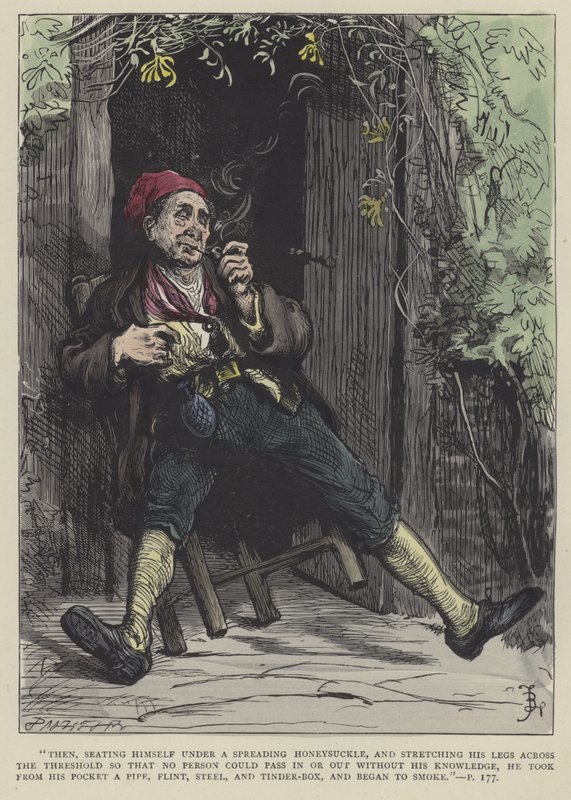 Barnaby Rudge için İllüstrasyon by Frederick L. Bernard