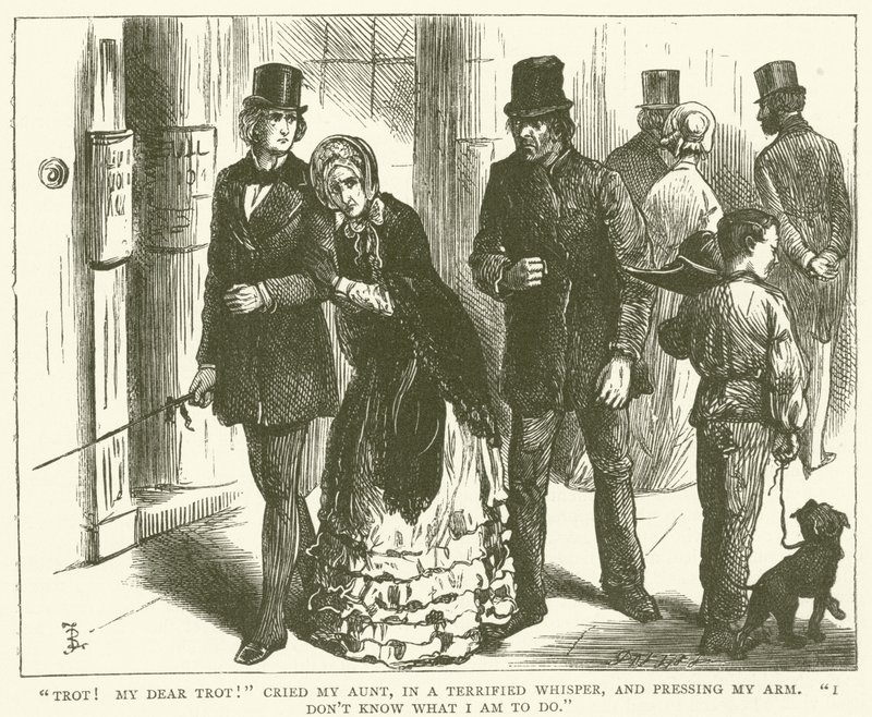 David Copperfield için İllüstrasyon by Frederick L. Bernard