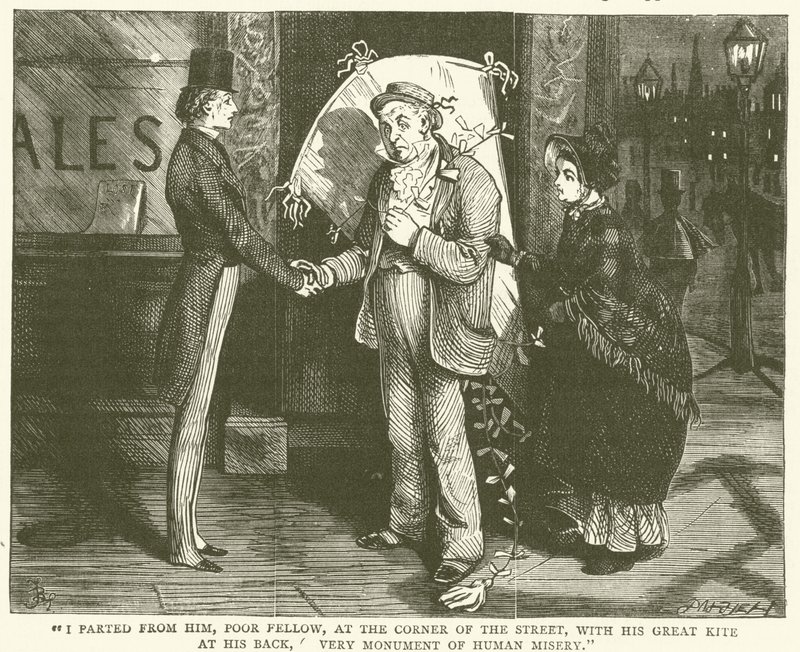 David Copperfield için İllüstrasyon by Frederick L. Bernard