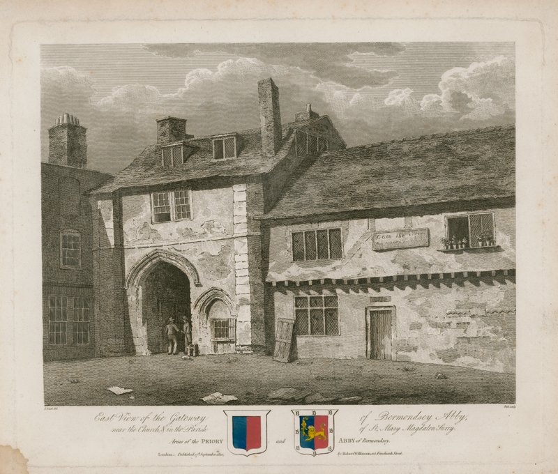 Bermondsey Manastırı Geçidi by Frederick Nash