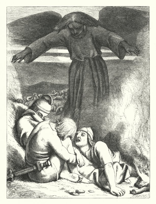 Sennacherib'in Yıkılışı (gravür) by Frederick Richard Pickersgill