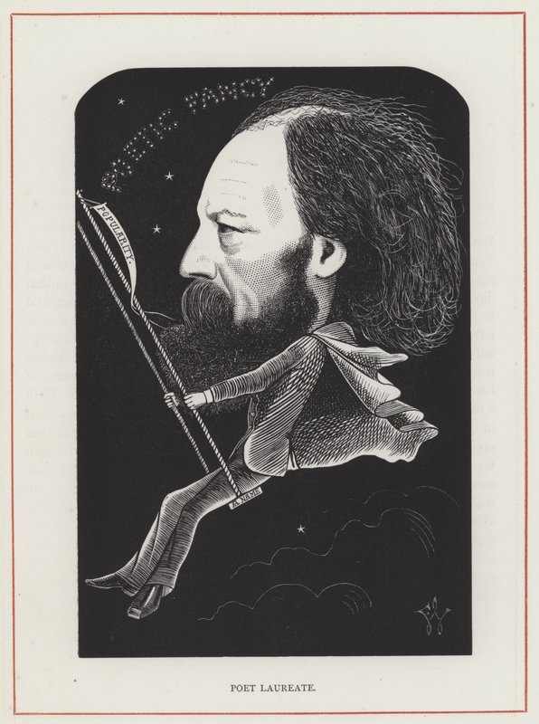 Alfred Tennyson by Frederick Waddy