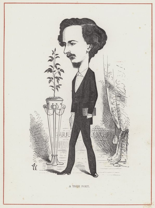 Algernon Charles Swinburne, Şair by Frederick Waddy