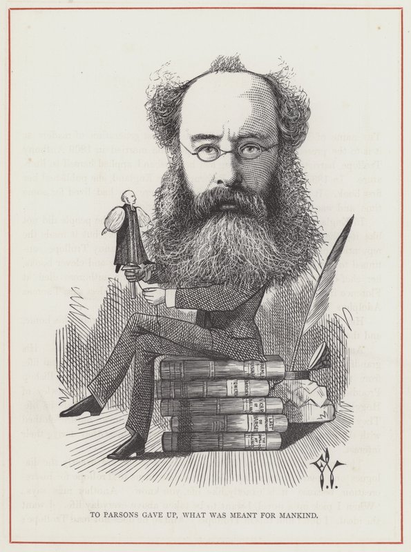 Anthony Trollope, romancı by Frederick Waddy