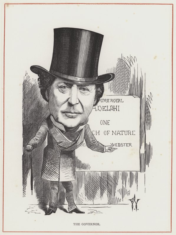 Benjamin Webster, oyuncu by Frederick Waddy