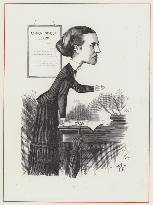 Dr Garrett Anderson by Frederick Waddy