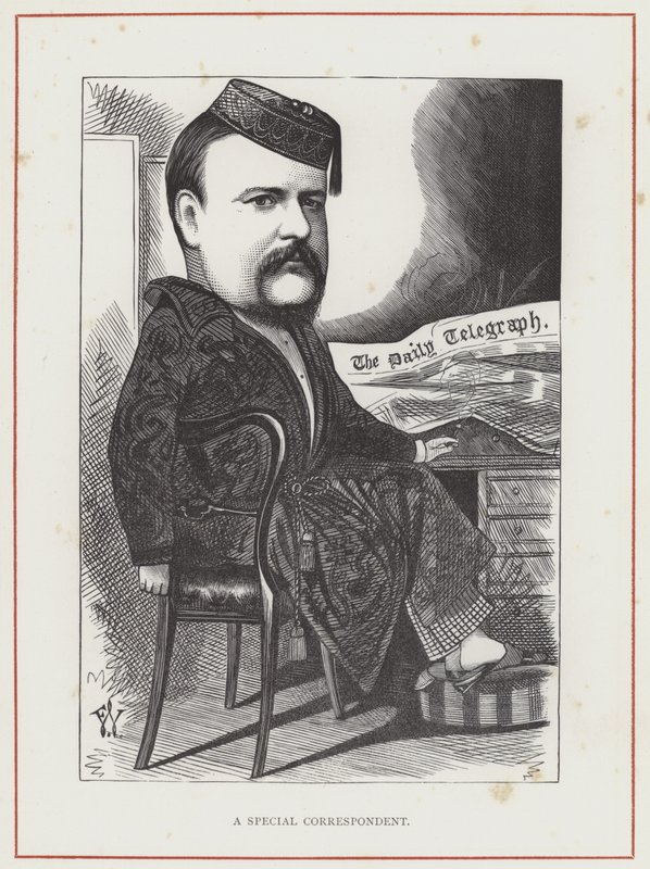 George Augustus Sala by Frederick Waddy