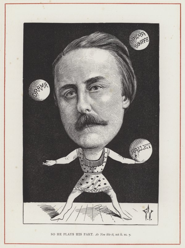John Hollingshead by Frederick Waddy