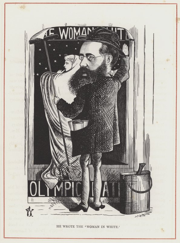 Wilkie Collins, Beyazlı Kadın by Frederick Waddy