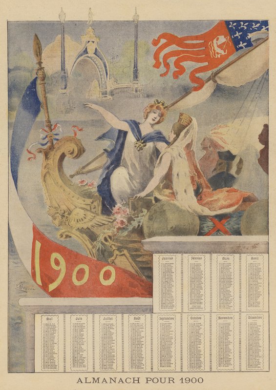 1900 için Almanak by French School
