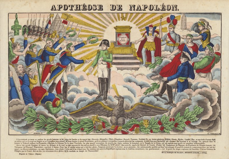 Apotheosis Napolyon by French School