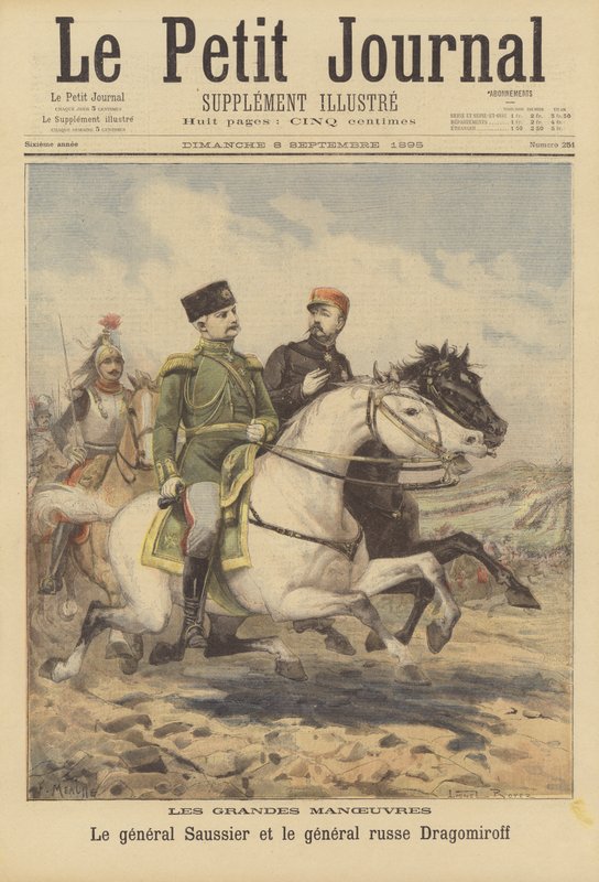 Fransız ordusunun büyük manevraları by French School