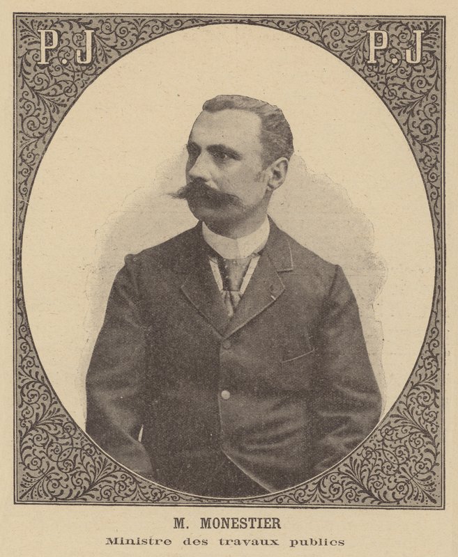 Fransa Bayındırlık Bakanı Jean Monestier by French School