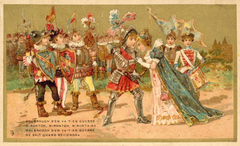 Marlbrough sen va-t-en guerre, popüler Fransız halk şarkısı by French School