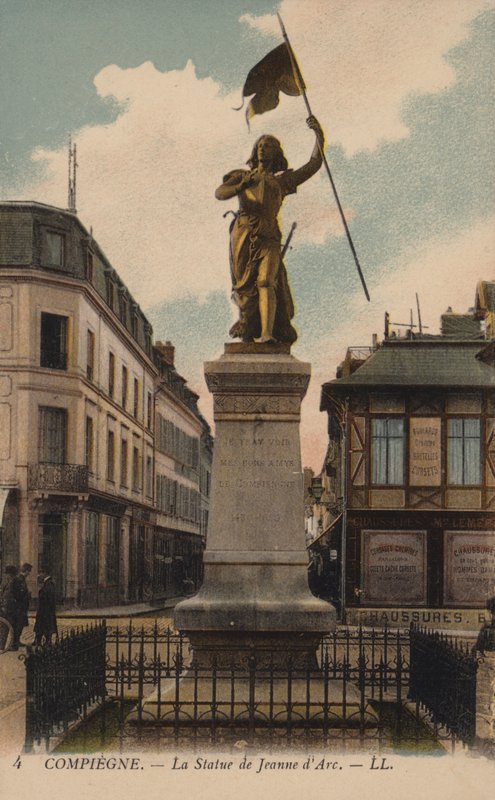 Compiegne, La State De Jeanne DArc by French Photographer