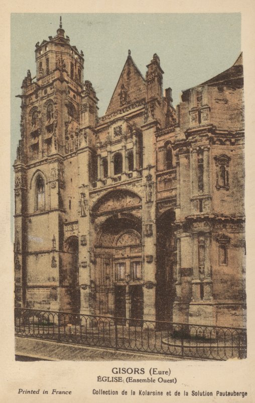 Gisors, Kilise by French Photographer