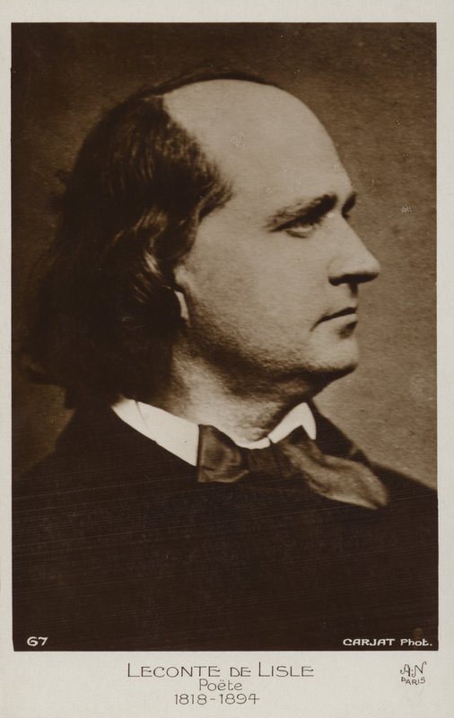 Leconte de Lisle (1818-1894), Fransız şair by French Photographer