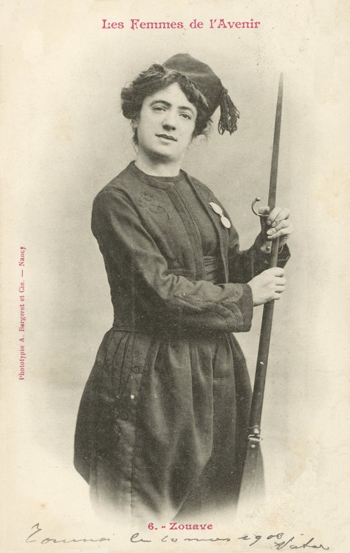 Zouave, Geleceğin Kadını by French Photographer