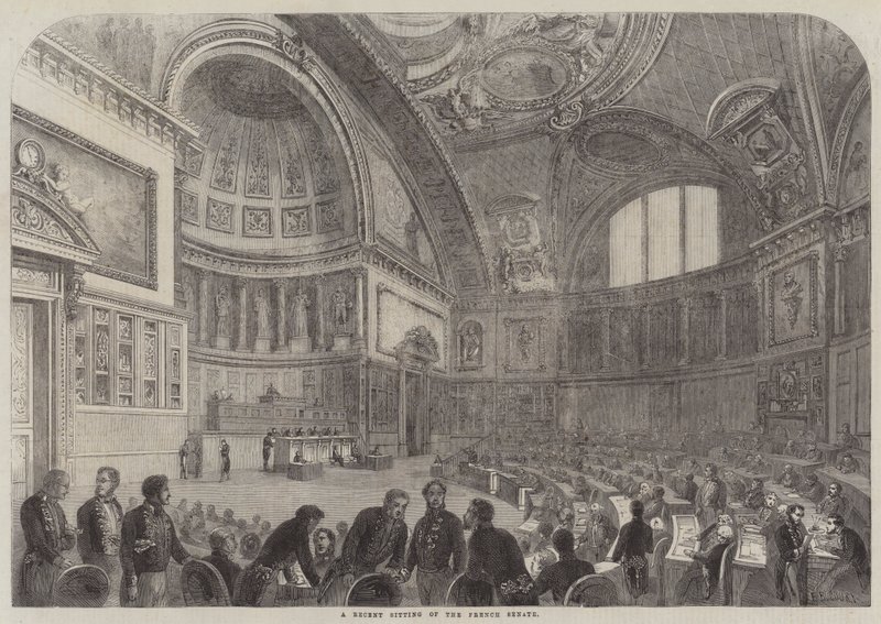 Fransız Senatosunun Son Oturumu by French School