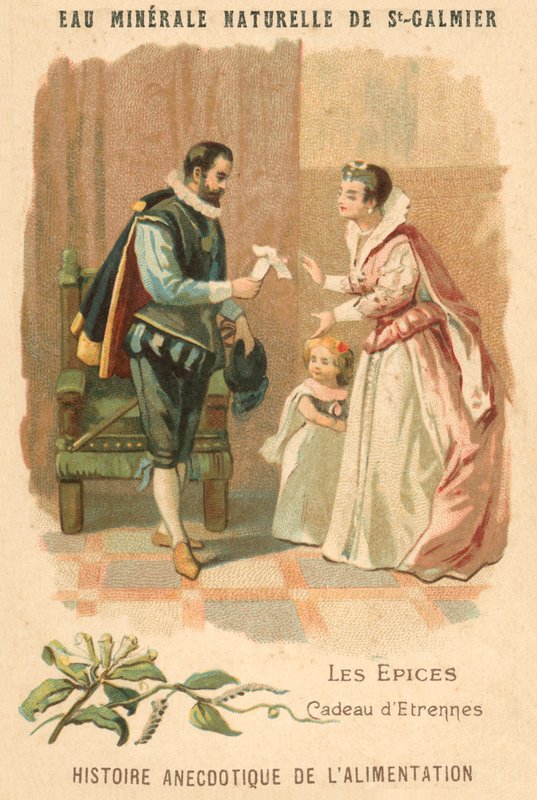 Bir hediye baharat (chromolitho) by French School