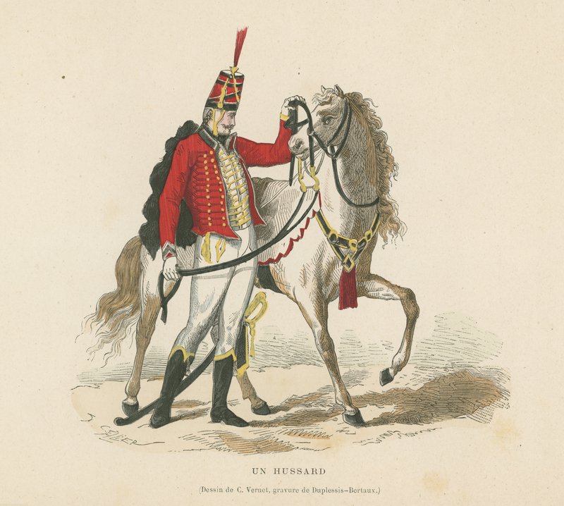 hafif süvari by French School