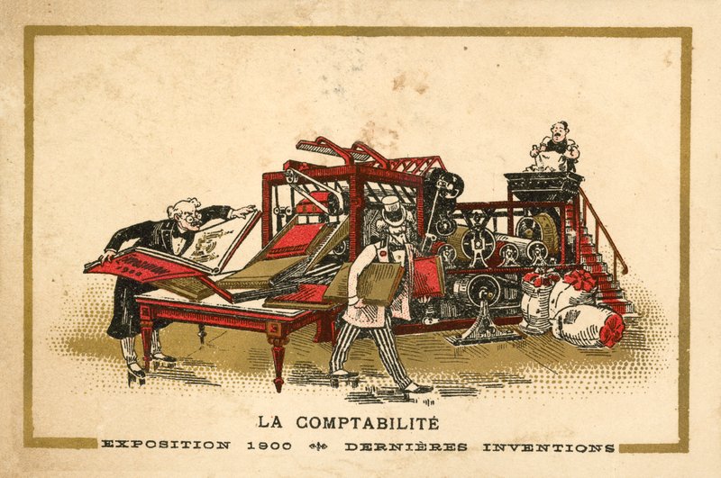 Muhasebe (kromolitho) by French School