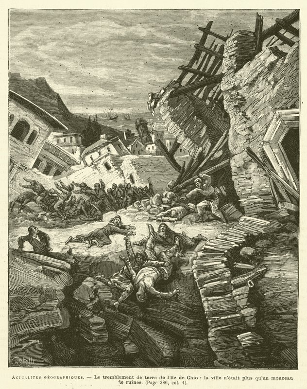 Coğrafi Haber (gravür) by French School