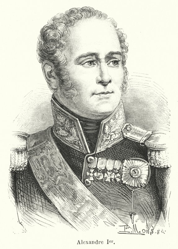 Alexandre Ier (gravür) by French School