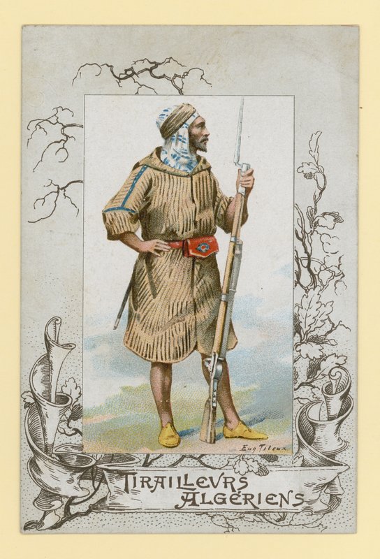 Cezayirli tirailleur by French School