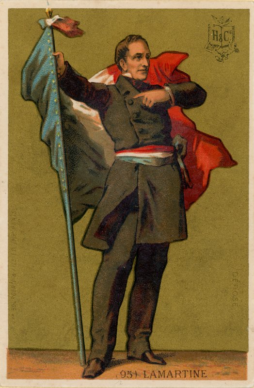 Alphonse de Lamartine by French School