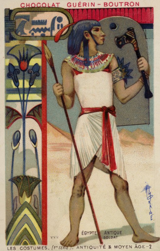 Eski Mısırlı asker by French School