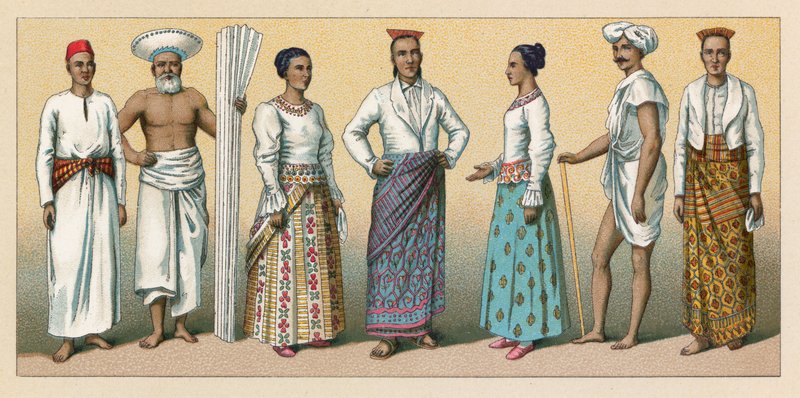 Asia Costume by French School
