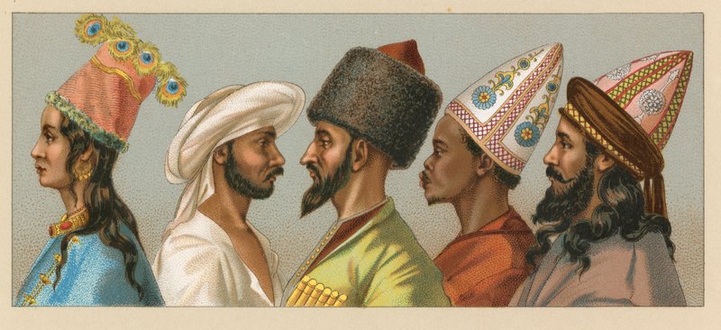 asya kostümü by French School