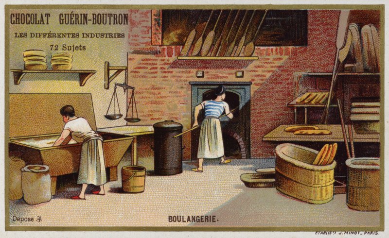 Fırın (kromolitho) by French School