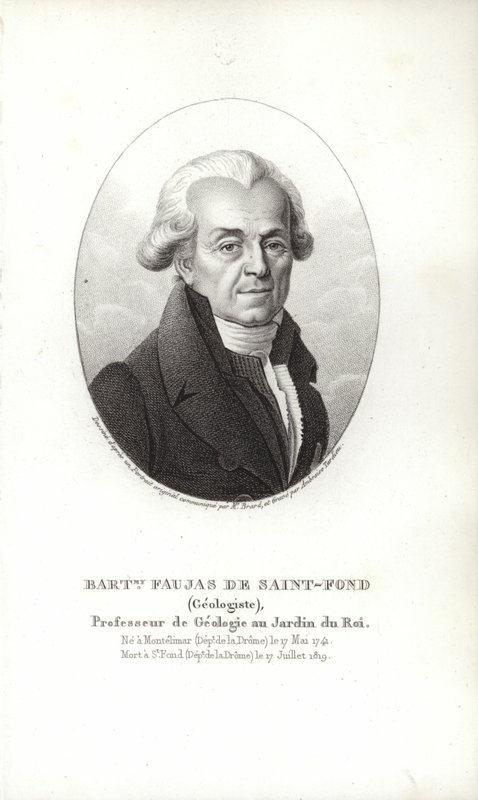 Barthelemy Faujas de Saint-Fond by French School