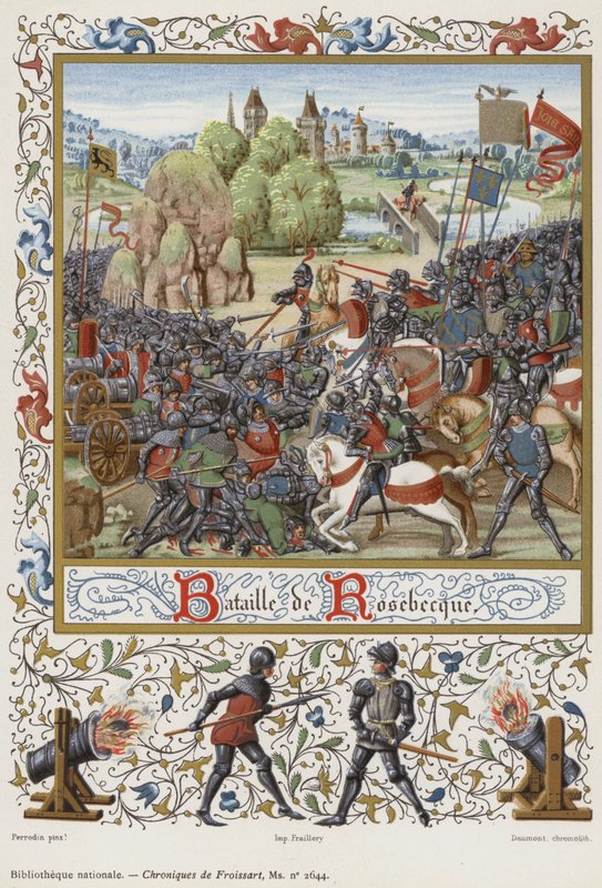 Rosebecque Savaşı by French School