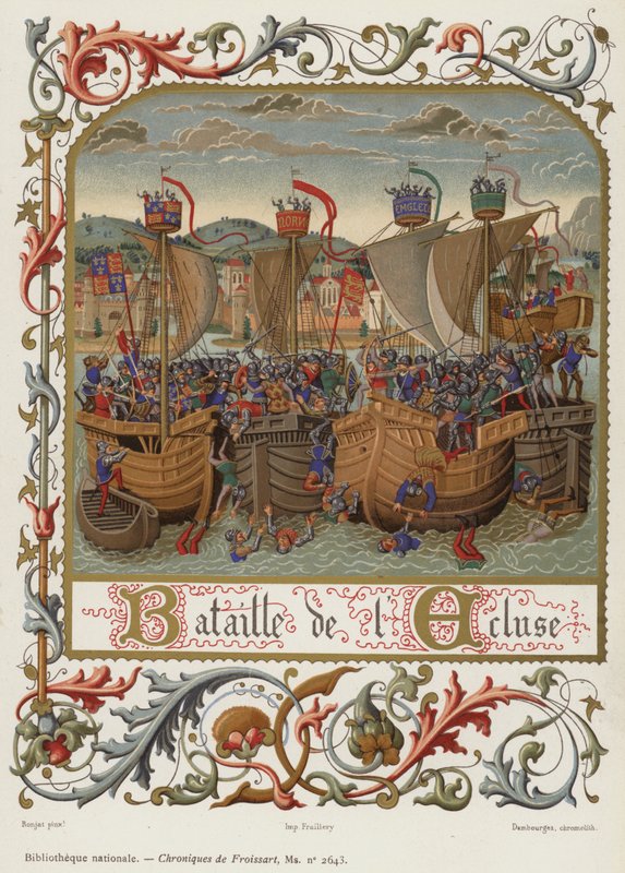 Kilit Savaşı (chromolitho) by French School