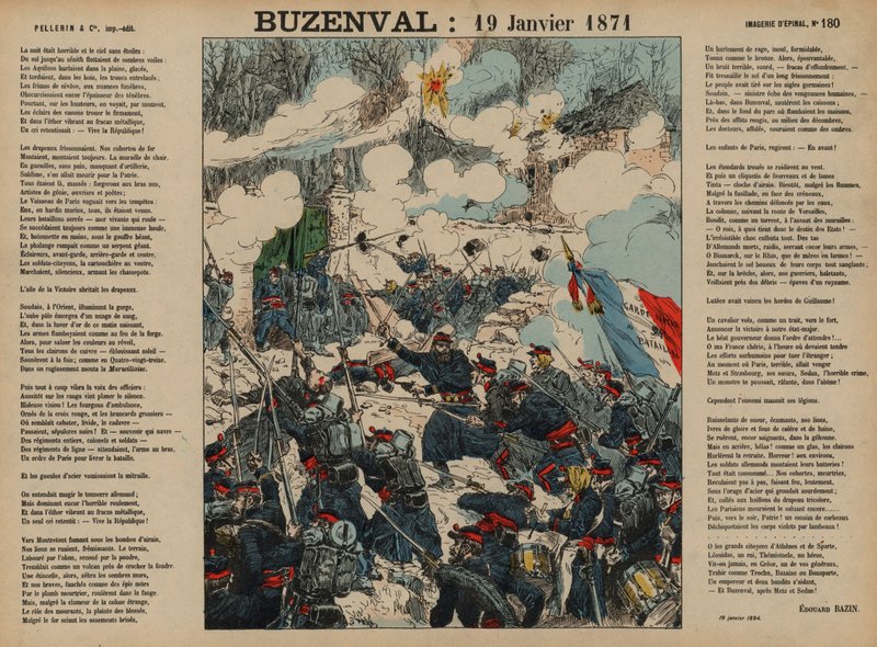 Buzenval Savaşı, Fransa-Prusya Savaşı by French School