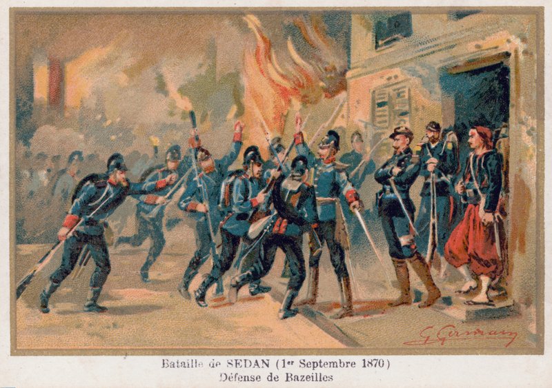 Sedan Savaşı, Bazeilles Savunması by French School