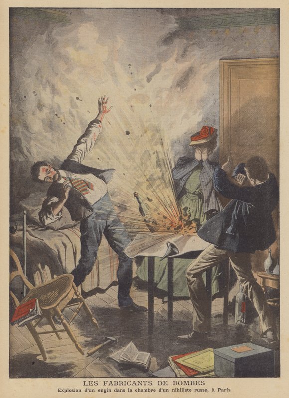 Bomba yapımcıları (renkli taş) by French School
