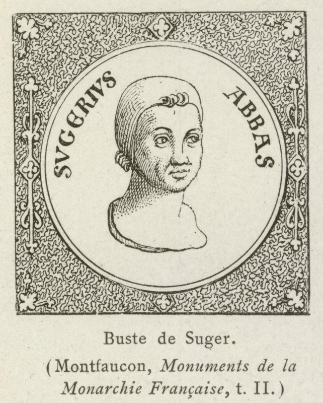 Buste de Suger (gravür) by French School