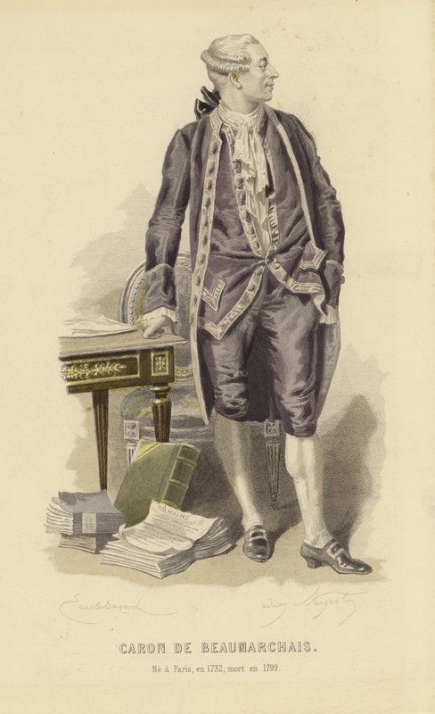 Caron de Beaumarchais (1732-1799) by French School