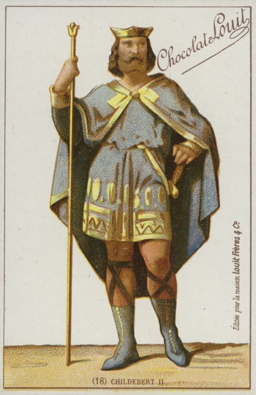II. Childebert by French School