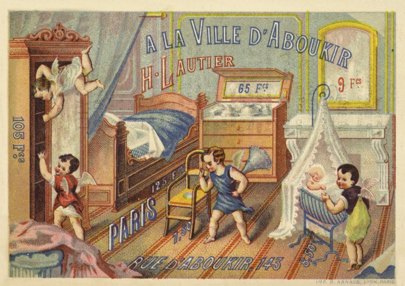 Cupids ile çocuk yatak odası by French School
