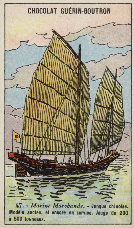 Çin çöpü (chromolitho) by French School