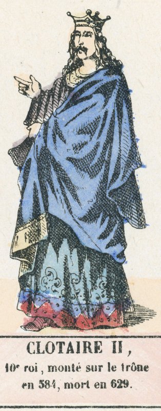 Clotaire II by French School
